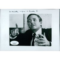 William F. Buckley Political Commentator Signed 5x7 Glossy Photo JSA Authentic