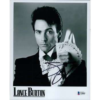 Lance Burton Magician Signed 8x10 Glossy Promo Photo Beckett Authenticated BAS