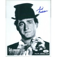 Sid Caesar Actor Comedian Signed 8x10 Cardstock Photo JSA Authenticated