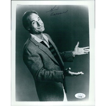 Sid Caesar Actor Comedian Signed 8x10 Glossy Photo JSA Authenticated