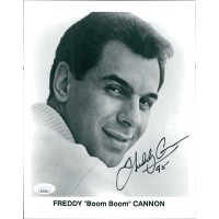 Freddy Cannon Singer Signed 8x10 Glossy Photo JSA Authenticated