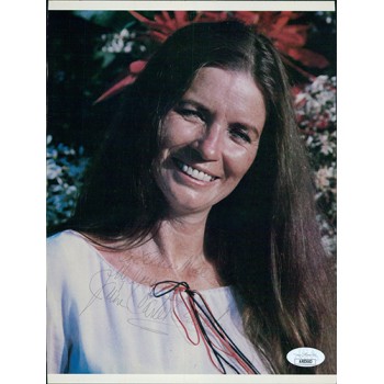 June Carter Cash Country Singer Signed 7.5x10 Cardstock Photo JSA Authenticated