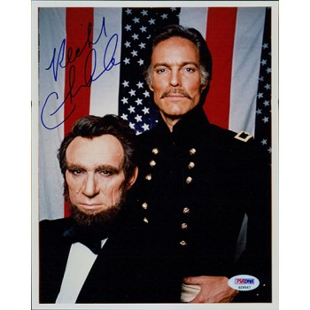 Richard Chamberlain Dream West Signed 8x10 Matte Photo PSA/DNA Authenticated