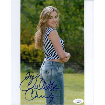 Charlotte Church Actress Signer Signed 8x10 Glossy Photo JSA Authenticated