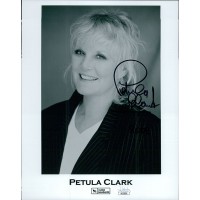 Petula Clark Signed 8x10 Glossy Promo Photo JSA Authenticated