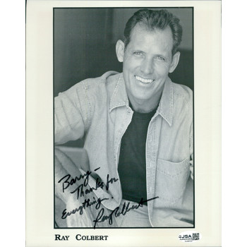Ray Colbert Signed 8x10 Cardstock Photo JSA Authenticated Personalized