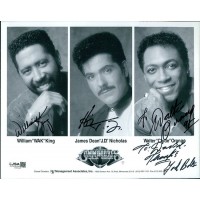 Commodores Signed 8x10 Cardstock Promo Photo JSA Auth Walter Orange William King