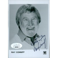 Ray Conniff Big Band Musician Signed 3.5x5 Glossy Promo Photo JSA Authenticated