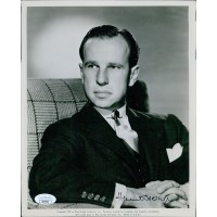 Hume Cronyn Actor Signed 8x10 Glossy Photo JSA Authenticated