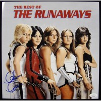 Cherie Currie The Runaways Signed 12x12 Matte Photo JSA Authenticated