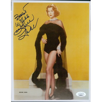 Arlene Dahl Actress Signed 8x10 Glossy Photo JSA Authenticated