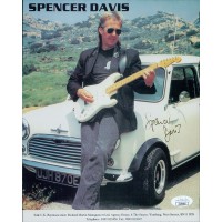 Spencer Davis Musician Singer Signed 8x10 Cardstock Photo JSA Authenticated