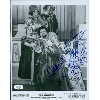 Dom DeLuise Actor Comedian Signed 8x10 Glossy Photo JSA Authenticated