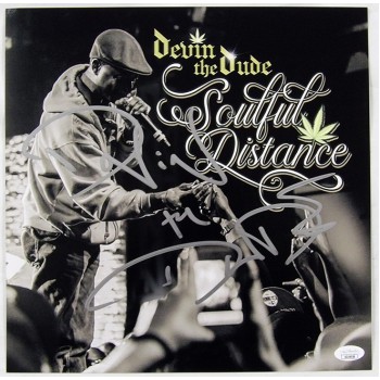 Devin The Dude Rapper Signed 12x12 Matte Photo JSA Authenticated