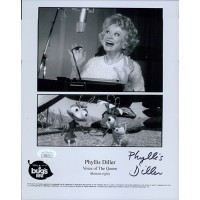 Phyllis Diller Signed A Bugs Life 8x10 Glossy Promo Photo JSA Authenticated
