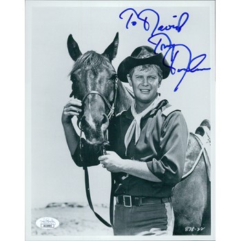 Troy Donahue A Distant Trumpet Signed 8x10 Glossy Photo JSA Authenticated