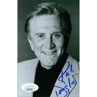 Kirk Douglas Actor Signed 3.5x5.5 Glossy Photo JSA Authenticated