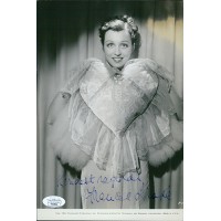 Frances Drake Actress Signed 6.5x9.5 Glossy Photo JSA Authenticated