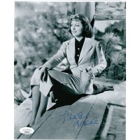 Frances Drake Actress Signed 8x9.5 Glossy Photo JSA Authenticated