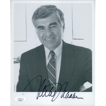 Michael Dukakis Governor of Massachusetts Signed 8x10 Cardstock Photo JSA Authen