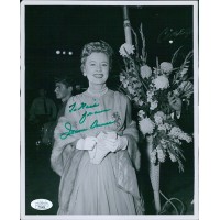 Irene Dunne Actress Signed 8x10 Vintage Glossy Photo JSA Authenticated