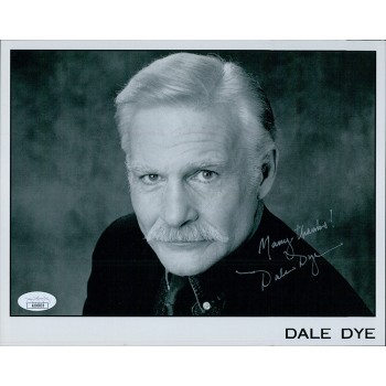 Dale Dye Actor Signed 8x10 Cardstock Photo JSA Authenticated