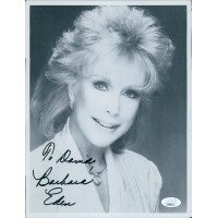 Barbara Eden Actress Signed 8.5x11 Page Photo JSA Authenticated