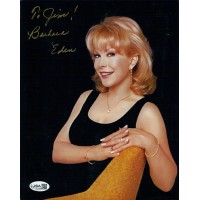 Barbara Eden Actress Signed 8x10 Cardstock Photo JSA Authenticated Scuffs Jim Barbara Eden Actress Signed 8x10 Cardstock Photo JSA Authenticated Scuffs Jim