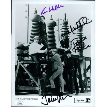 The Electric Prunes Signed 8x10 Glossy Promo Photo by 4 JSA Authenticated