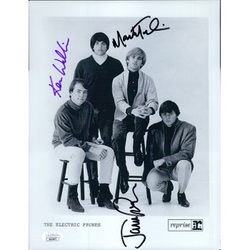 The Electric Prunes Signed 8.5x11 Cardstock Promo Photo by 3 JSA Authenticated