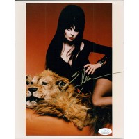 Elvira Mistress of the Dark Signed 8x10 Glossy Photo JSA Authenticated
