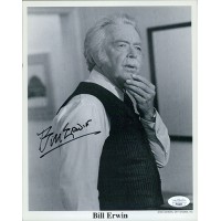 Bill Erwin Actor Signed 8x10 Cardstock Photo JSA Authenticated