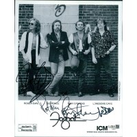 Foghat Band Signed 8x10 Cardstock Promo Photo JSA Authenticated Roger Earl
