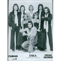 Fabian Forte Actor Singer Signed 7.5x10 Cut Glossy Promo Photo JSA Authenticated