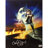 Michael J. Fox Back To The Future Signed 11x14 Matte Photo BAS Authenticated