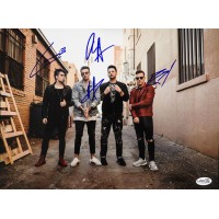 From Ashes to New Band Signed 11x14 Glossy Photo JSA Authenticated Case Dowdle