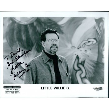 Little Willie G. Garcia Signed 8x10 Glossy Promo Photo JSA Authenticated