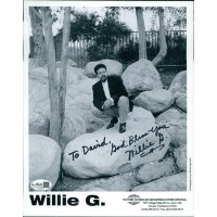 Willie G. Garcia Signed 8x10 Cardstock Promo Photo JSA Authenticated
