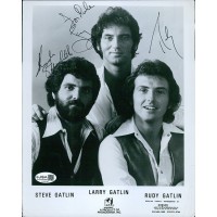Gatlin Brothers Larry Steve Rudy Signed 8x10 Glossy Promo Photo JSA Authentic