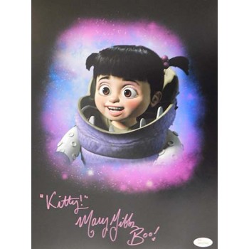 Mary Gibbs Signed Monsters, Inc. Boo 11x14 Matte Color Photo JSA Authenticated