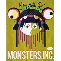 Mary Gibbs Signed Monsters, Inc. Boo 8x10 Matte Color Photo JSA Authenticated