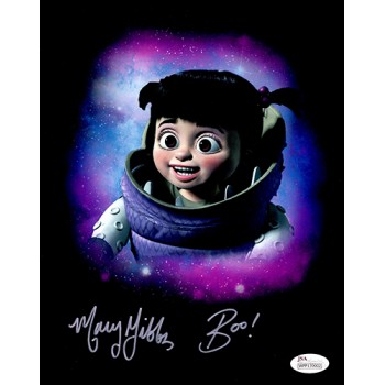 Mary Gibbs Signed Monsters, Inc. Boo 8x10 Matte Color Photo JSA Authenticated