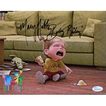 Mary Gibbs Signed Inside Out Baby Riley 8x10 Matte Color Photo JSA Authenticated