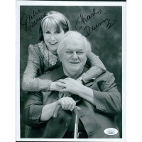 The Gin Game Charles Durning Julie Harris Signed 8x10 Photo JSA Authenticated