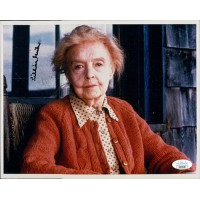 Lillian Gish Movie TV Actress Signed 8x10 Glossy Color Photo JSA Authenticated