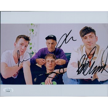 Glass Animals Group Signed 8x10 Matte Photo JSA Authenticated