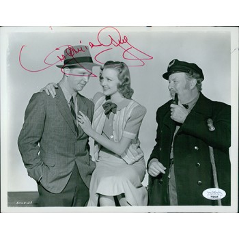 Virginia Grey The Captain Is A Lady Signed 8x10 Glossy Photo JSA Authenticated