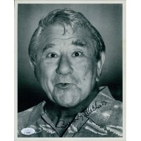 Buddy Hackett Actor Signed 8x10 Cardstock Photo JSA Authenticated