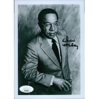 Alex Haley Writer Signed 5x7 Glossy Photo JSA Authenticated