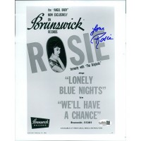 Rosie Hamlin Singer Signed 8x10 Glossy Photo JSA Authenticated